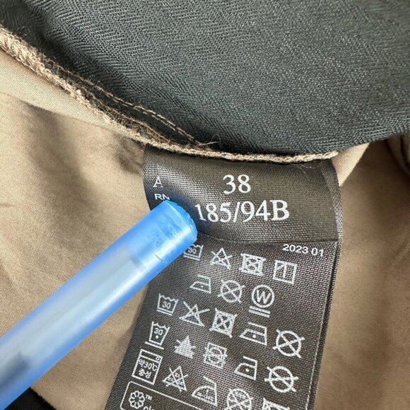 AllSaints Canta Cotton Shorts Men's Size 38 Brown - Picture 8 of 10